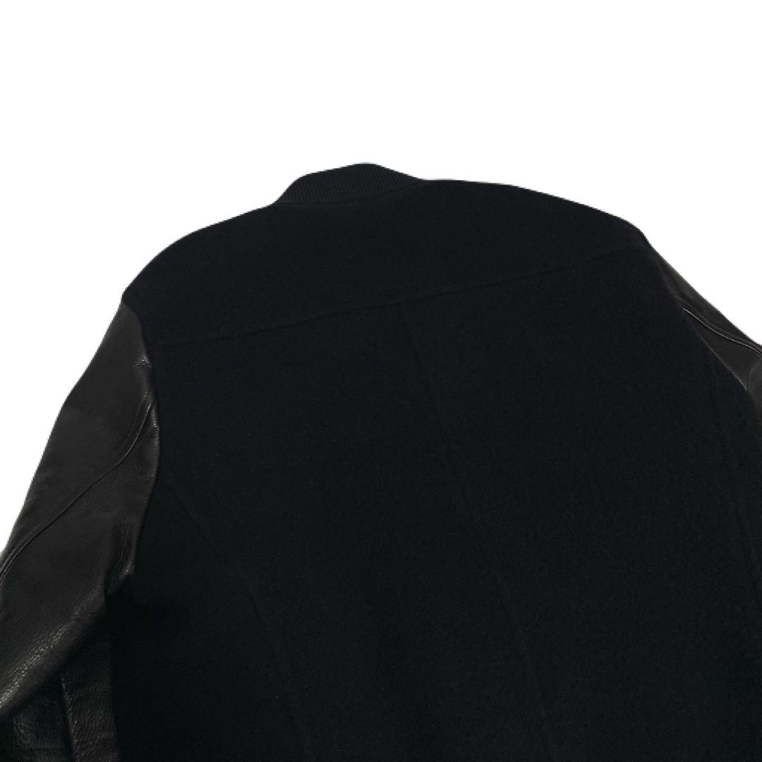 HERRINGBONE MELTON×COW HIDE JACKET
