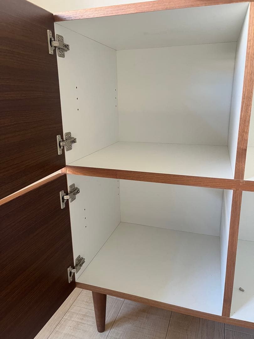 DFORM ウォールナット キャビネット シ ェルフ 棚 収納