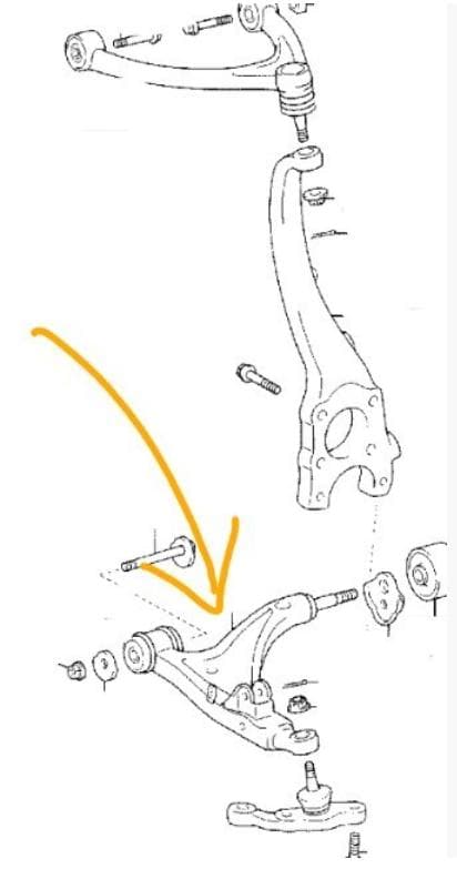 トヨタ セルシオ 30 UCF31 レクサス LS430 フロントサスペンション