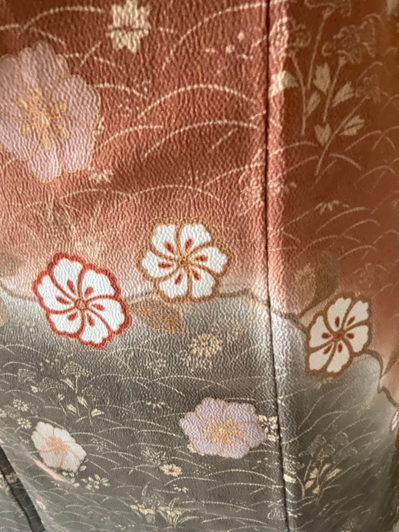 【BayKazzy様】落ち着いた雰囲気の付け下げ訪問着　正絹　袷