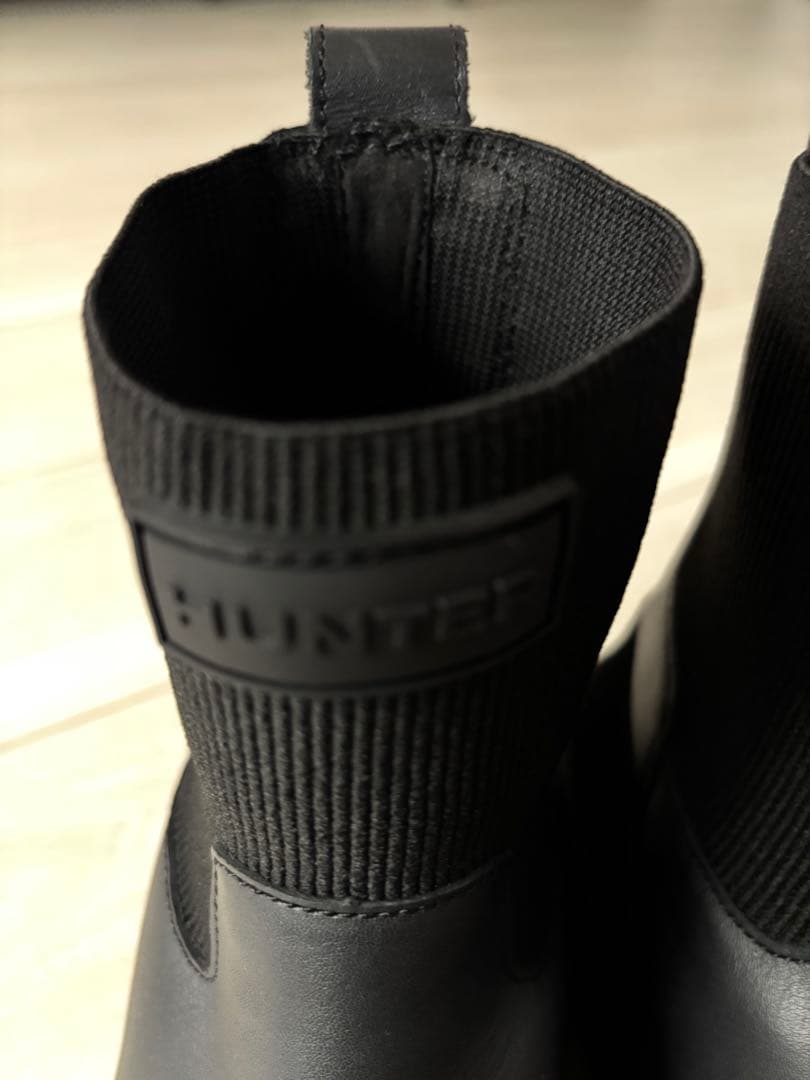 HUNTER レディース ブーツ-ブラック