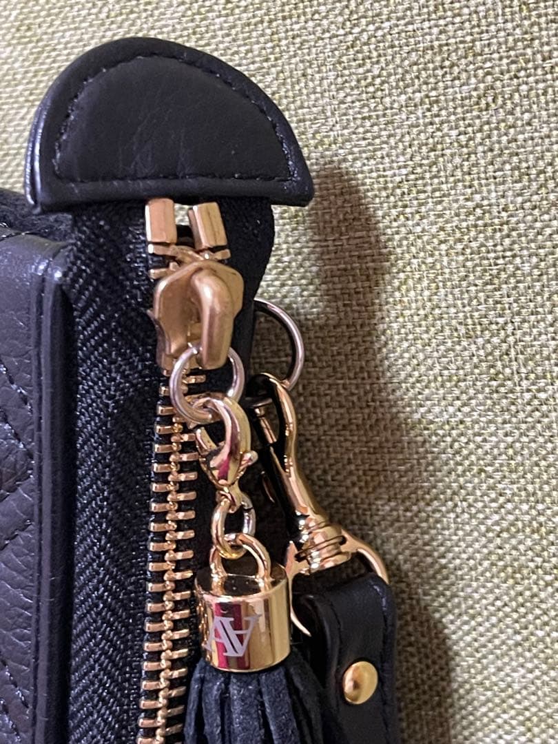 r*e様 アタオ　ブーブー　ブラックダイヤモンド　レザーキルティング