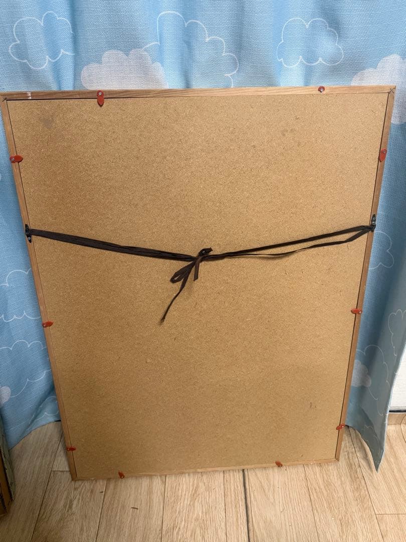 昭和レトロ 西陣織 壁画 孔雀図 額装 西陣絨 未使用品 元箱付 ヴィンテージ