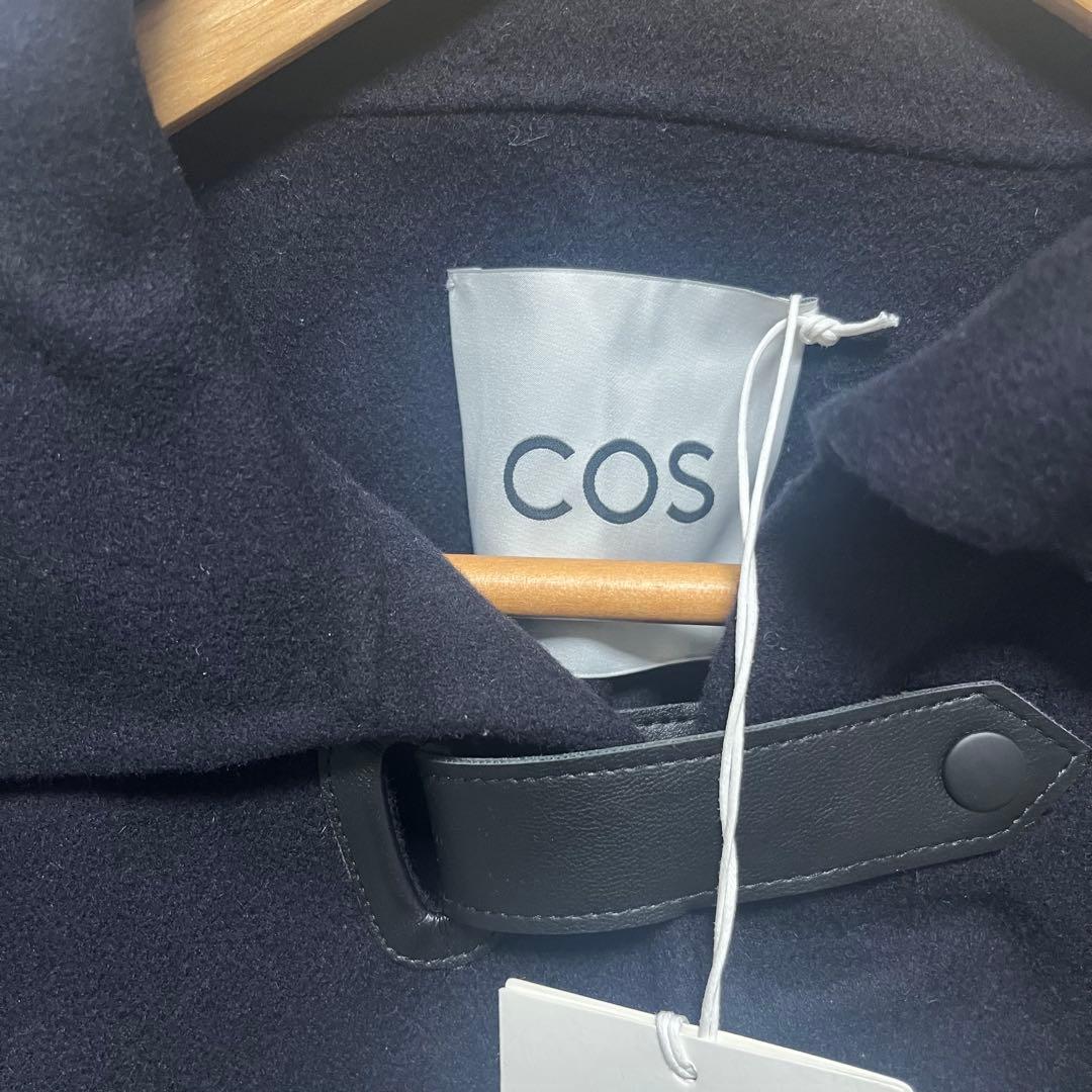 COS ネイビー ポンチョ　ケープコート　新品未使用タグ付き