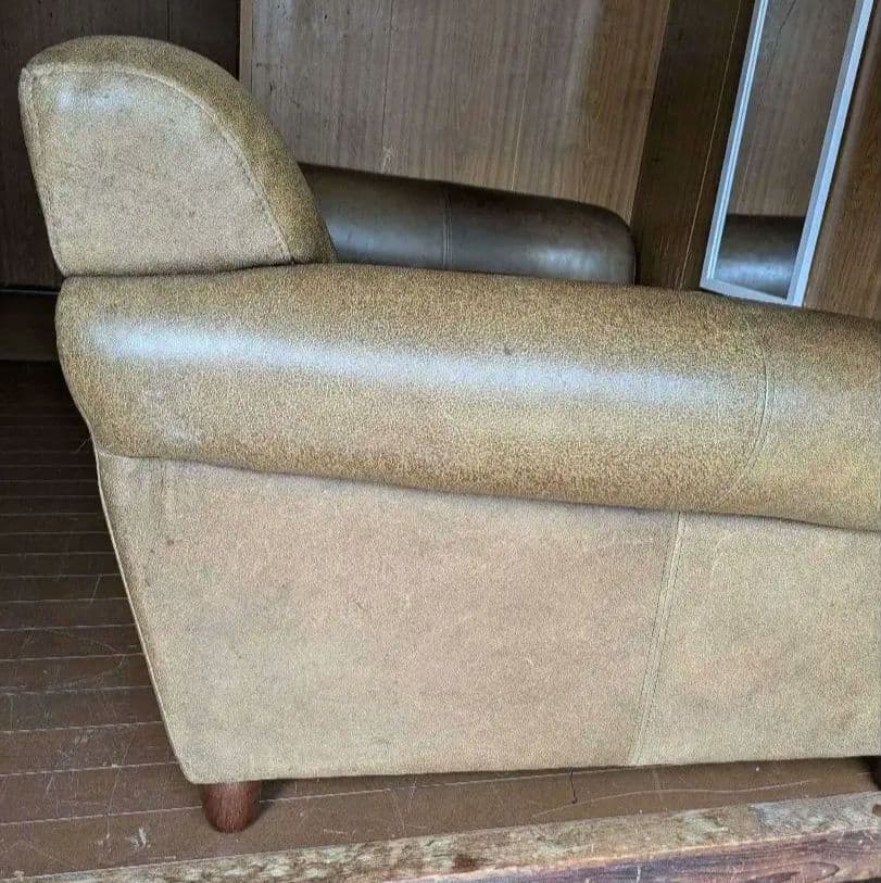 アスプルンド　ハロソファ1.5P　ギル総本革