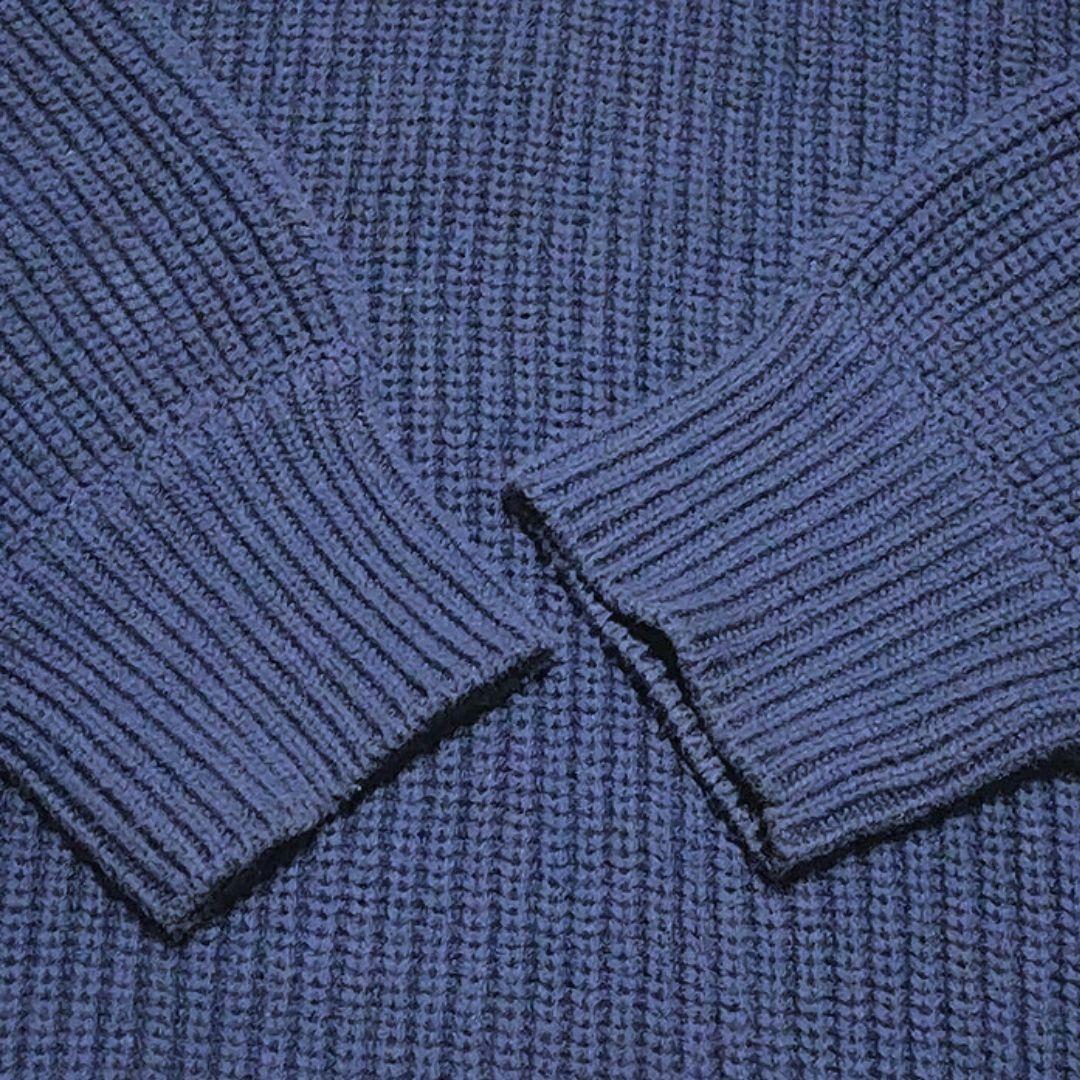 FRED PERRY × BEAMS 　別注 チルデンニット　M　ネイビー　美品