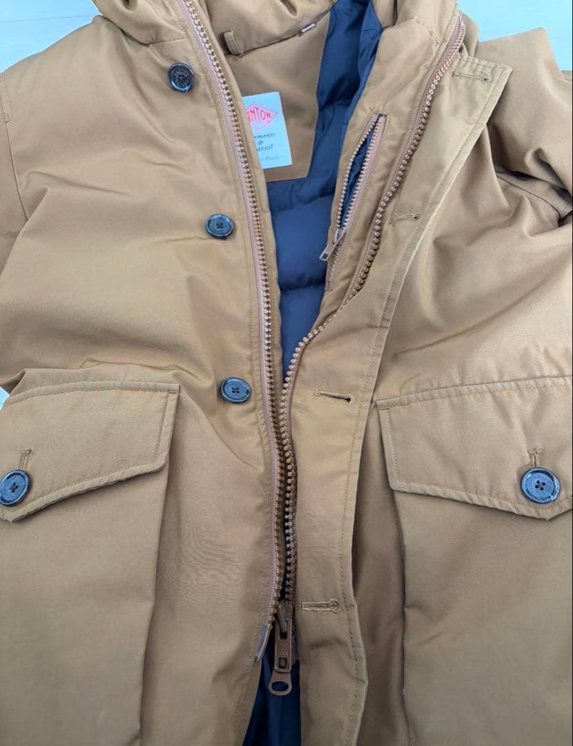 DANTON ダントン　ダウンジャケット　オレンジ　サイズ38