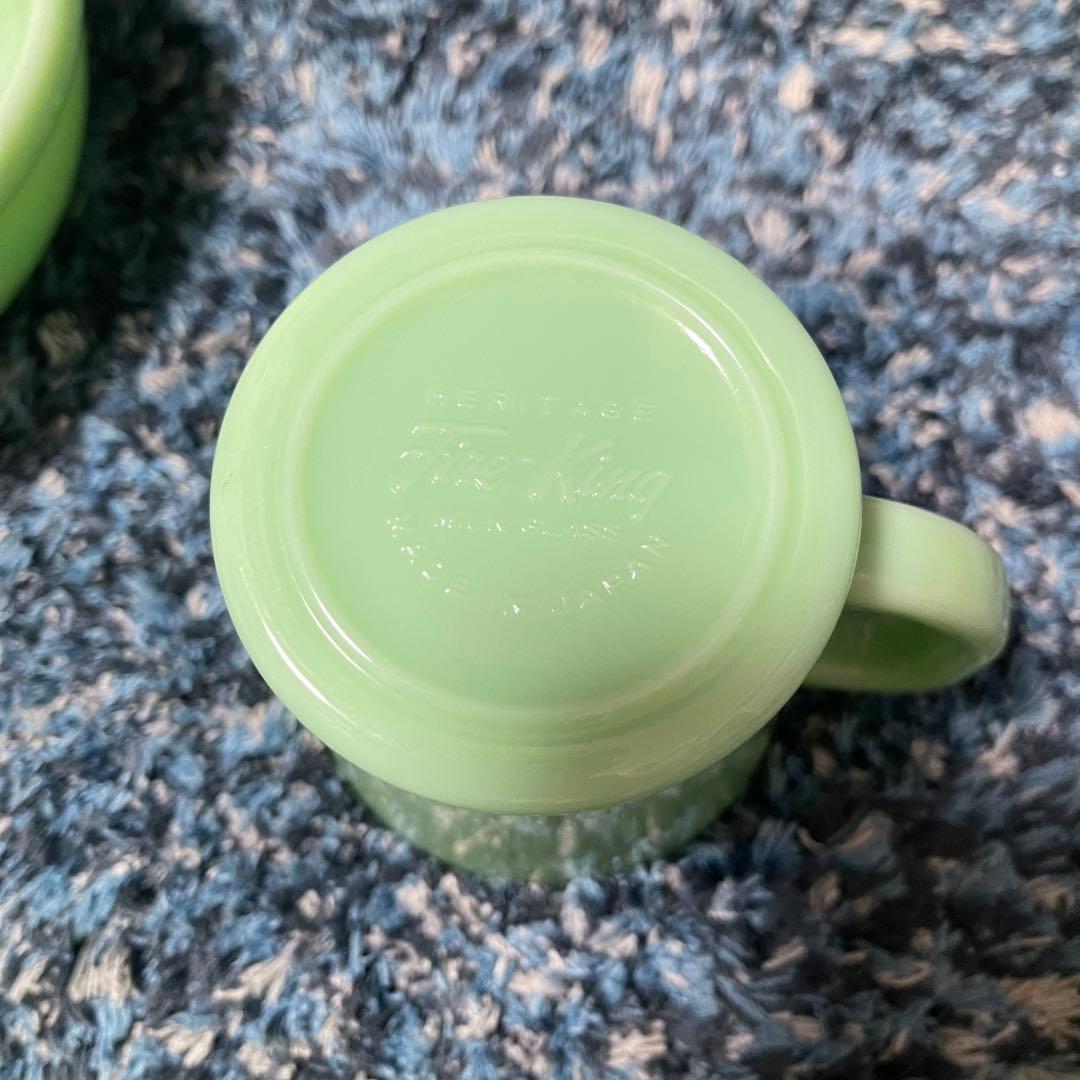 ファイヤーキング 翡翠色 食器 6点セット バラ売り不可 最終値下げ