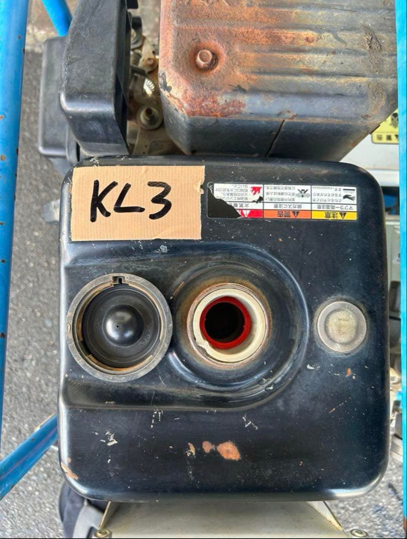 KL3★強い★ツルミ鶴見製作所エンジン式高圧洗浄機　多水量型　HPJ-680ES