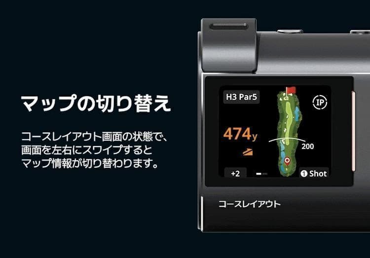 新品 R2G MATE HYBRID レーザー距離計測器 専用ケース付き グレー