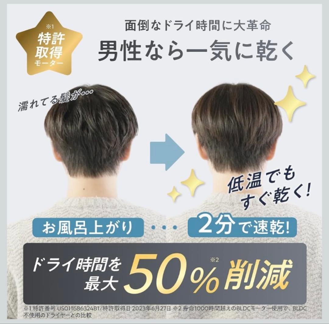 UR.SALON ジェットモンスターマイクロドライヤー02 リッチブラック