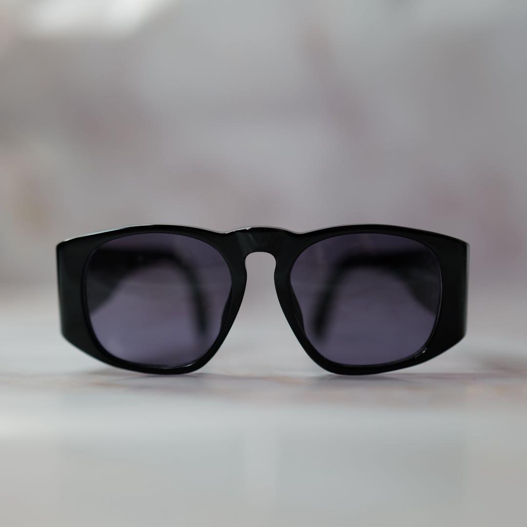 CHANELオールドシャネル ココマーク マトラッセ Y2K ロゴ サングラス