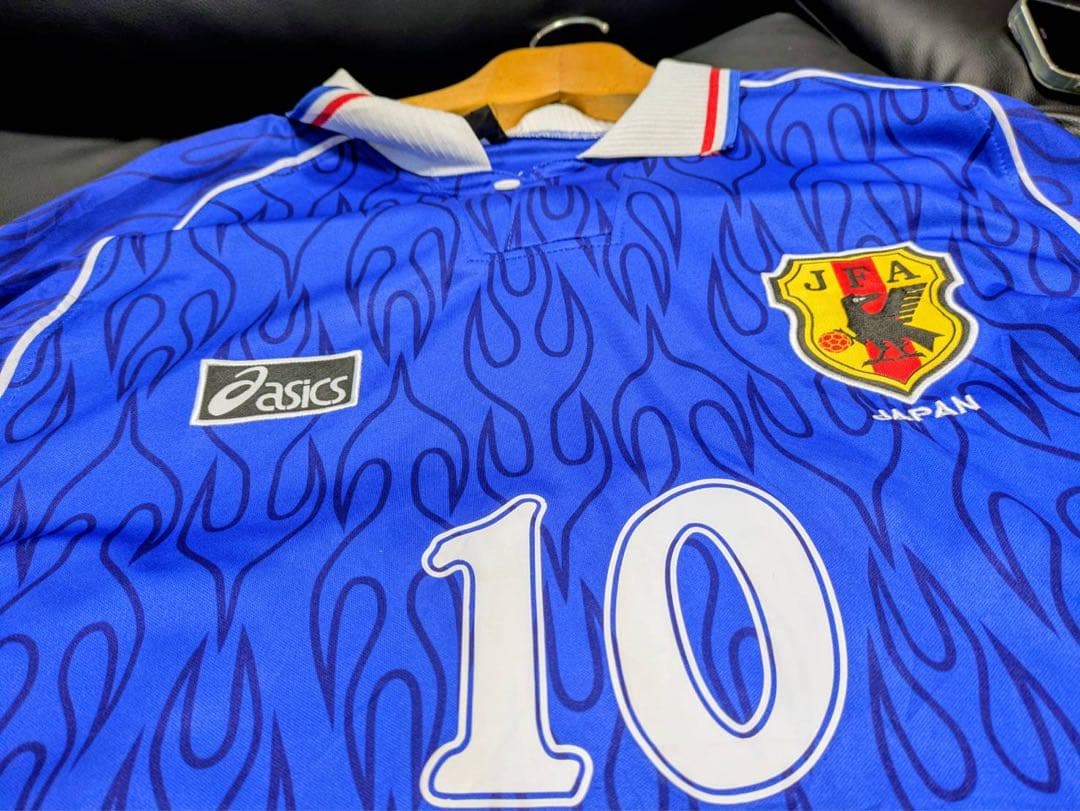 超希少1998年フランスW杯 日本代表 正規ユニフォーム 長袖 NAKAMURA