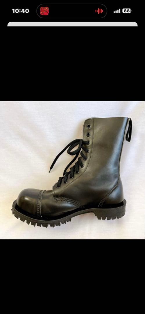 GETTA GRIP ブラックハイカットブーツ 24.0