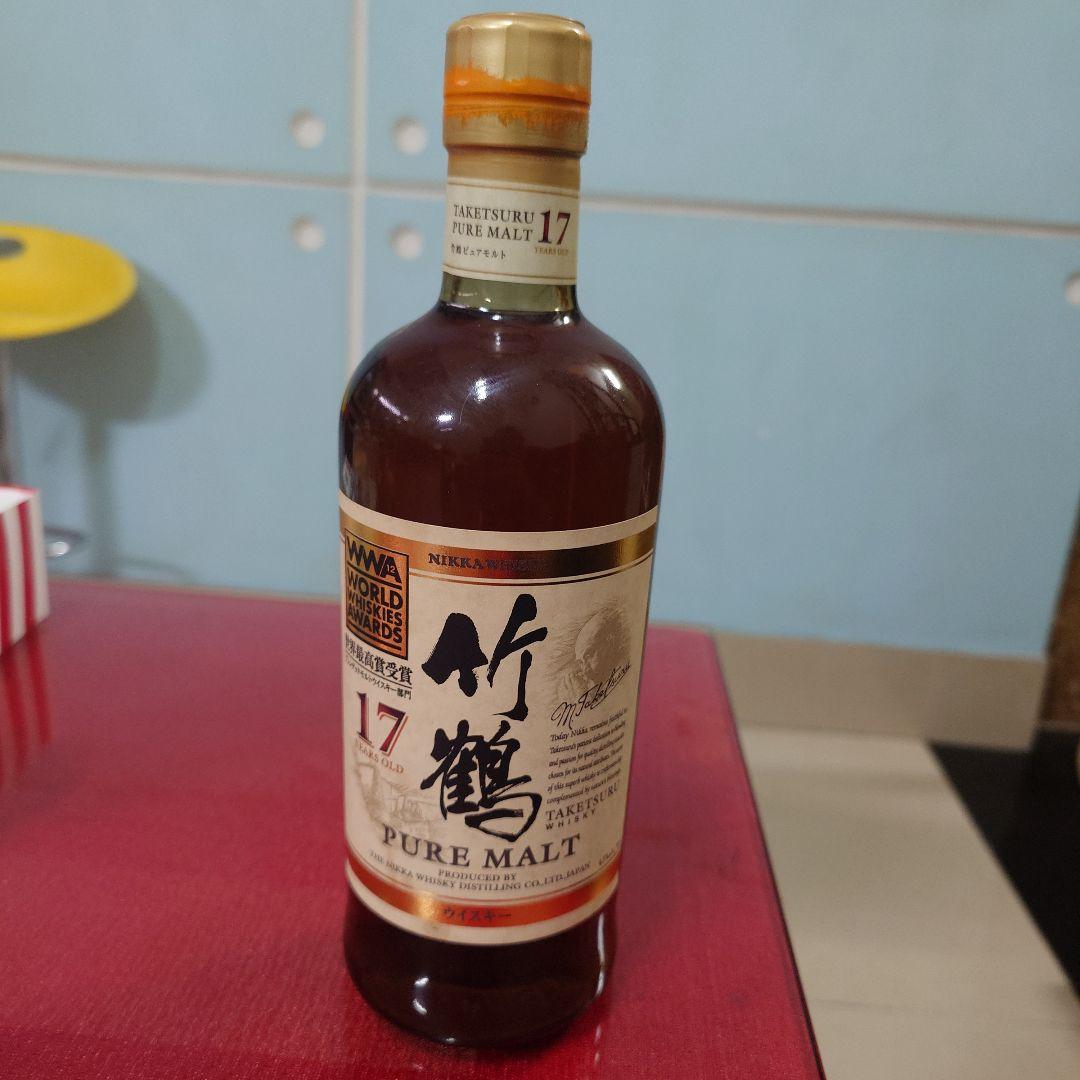 NIKKA 竹鶴 17年 ピュアモルトウイスキー 700ml　箱無し　未開封
