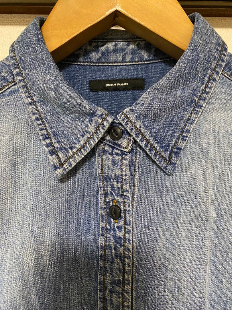 ジャーナルスタンダード　ライトオンスデニムシャツ　2024 ゆったりサイズ