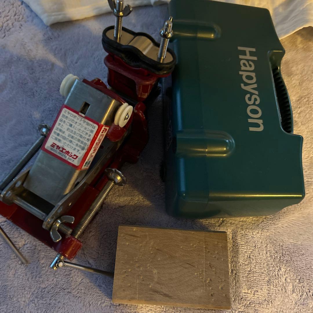 ジャンク　ミヤマエ　竿受　ハピソン　リチウムイオン　バッテリー　YQ-100