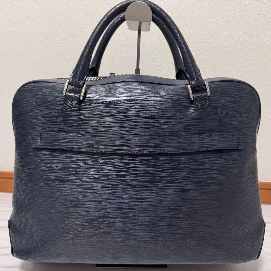保存袋付✨ペッレモルビダ キャピターノ 2wayビジネスバック ネイビー レザー