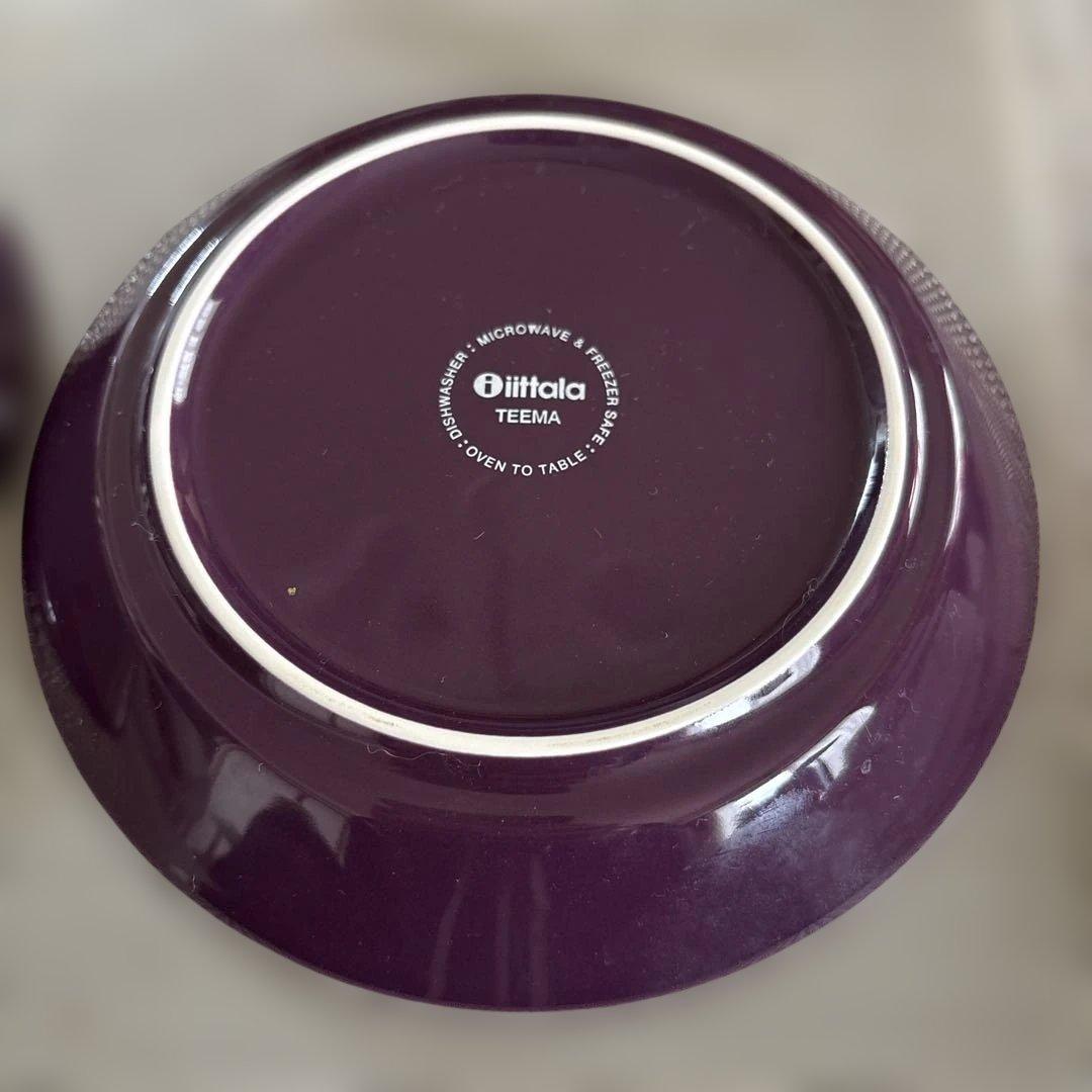  Teema ダークライラック　17㎝　２枚セット