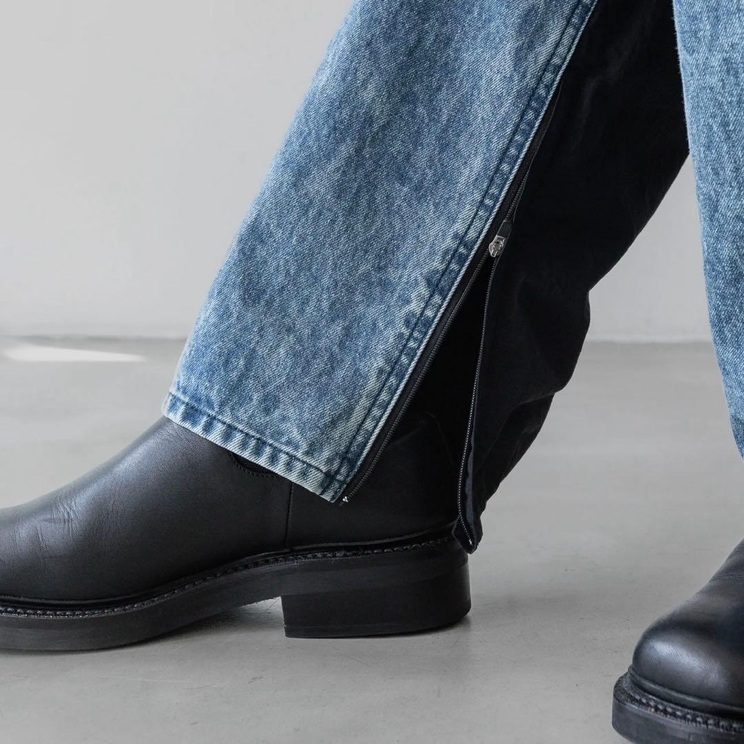 の*や様 stein NYLON COMBINATION DENIM JEANS