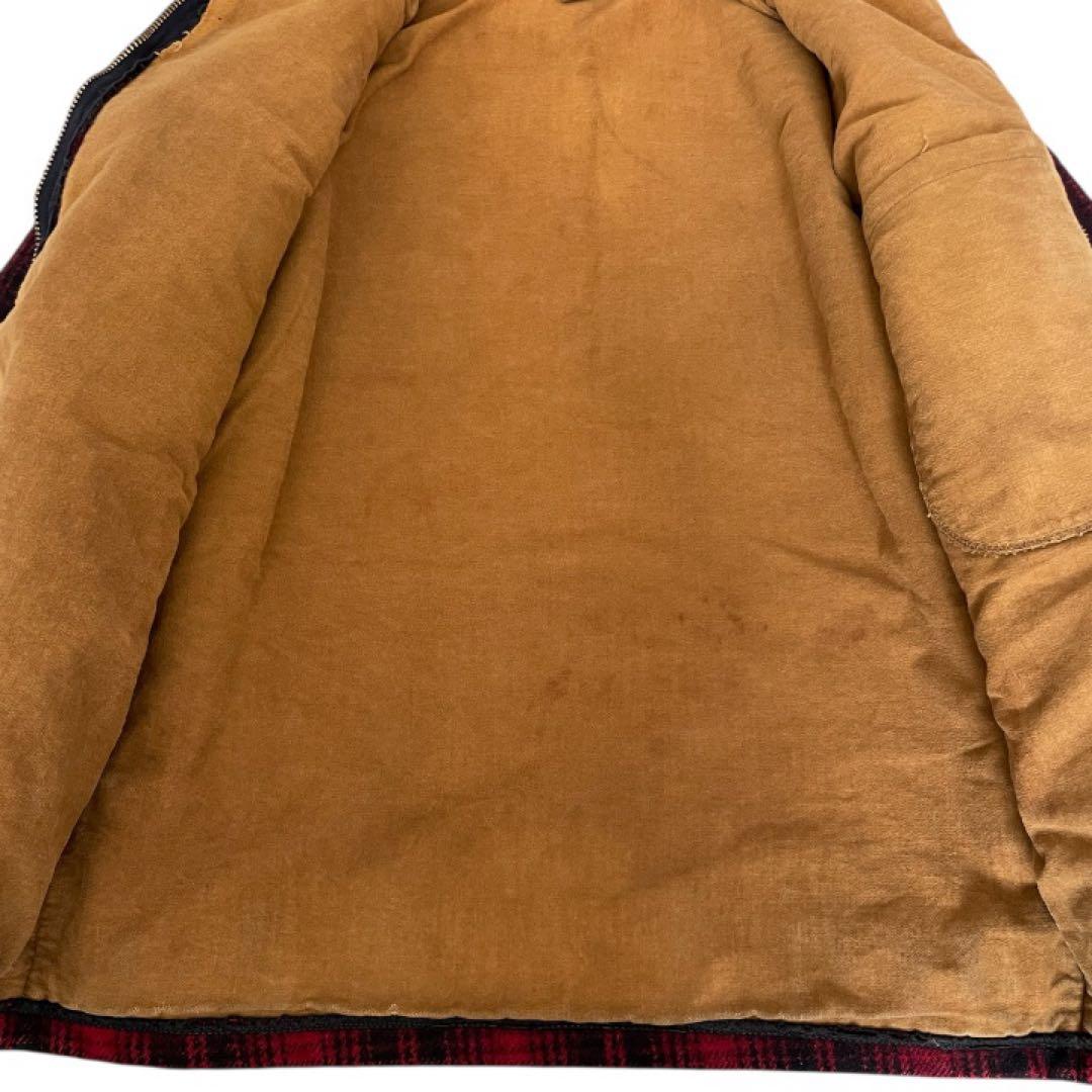 希少vintage50sWoolrichバッファローチェックウールジャケット古着