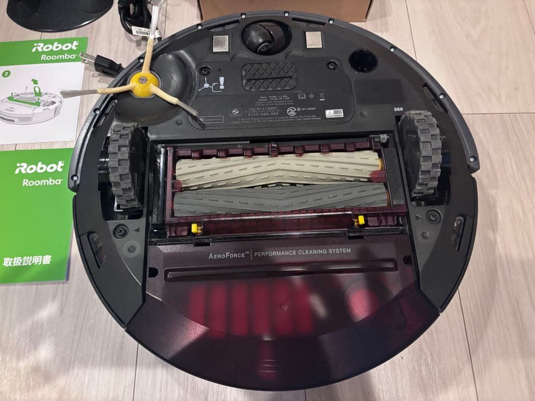 【消耗部分 新品交換済】iRobot Roomba 960 本体+付属品