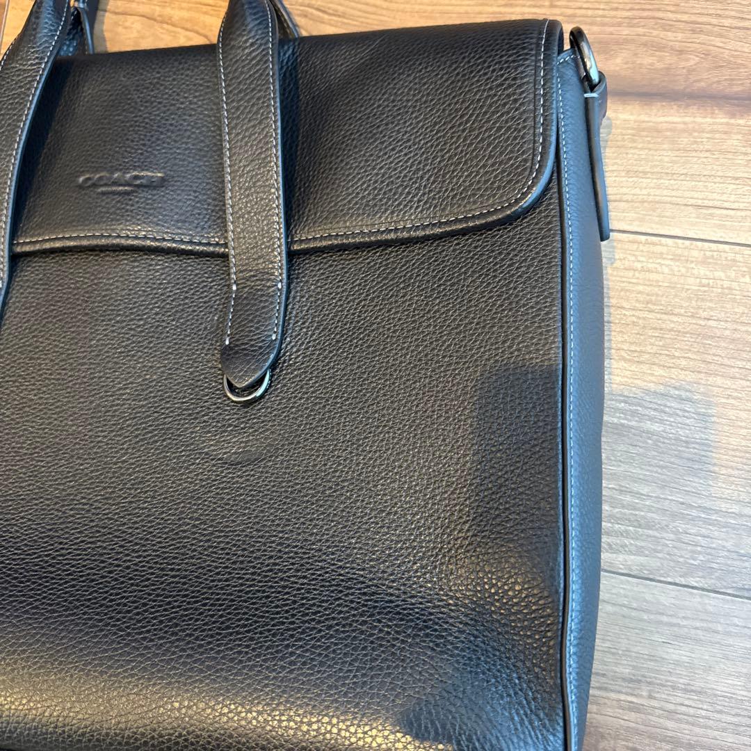 coach コーチ　レザー ビジネスバッグ 黒
