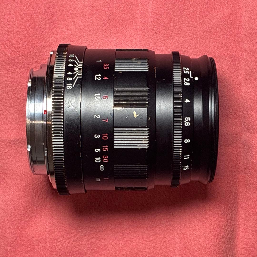 Voigtlander COLOR-HELIAR 75mm F2.5 アダプタ付