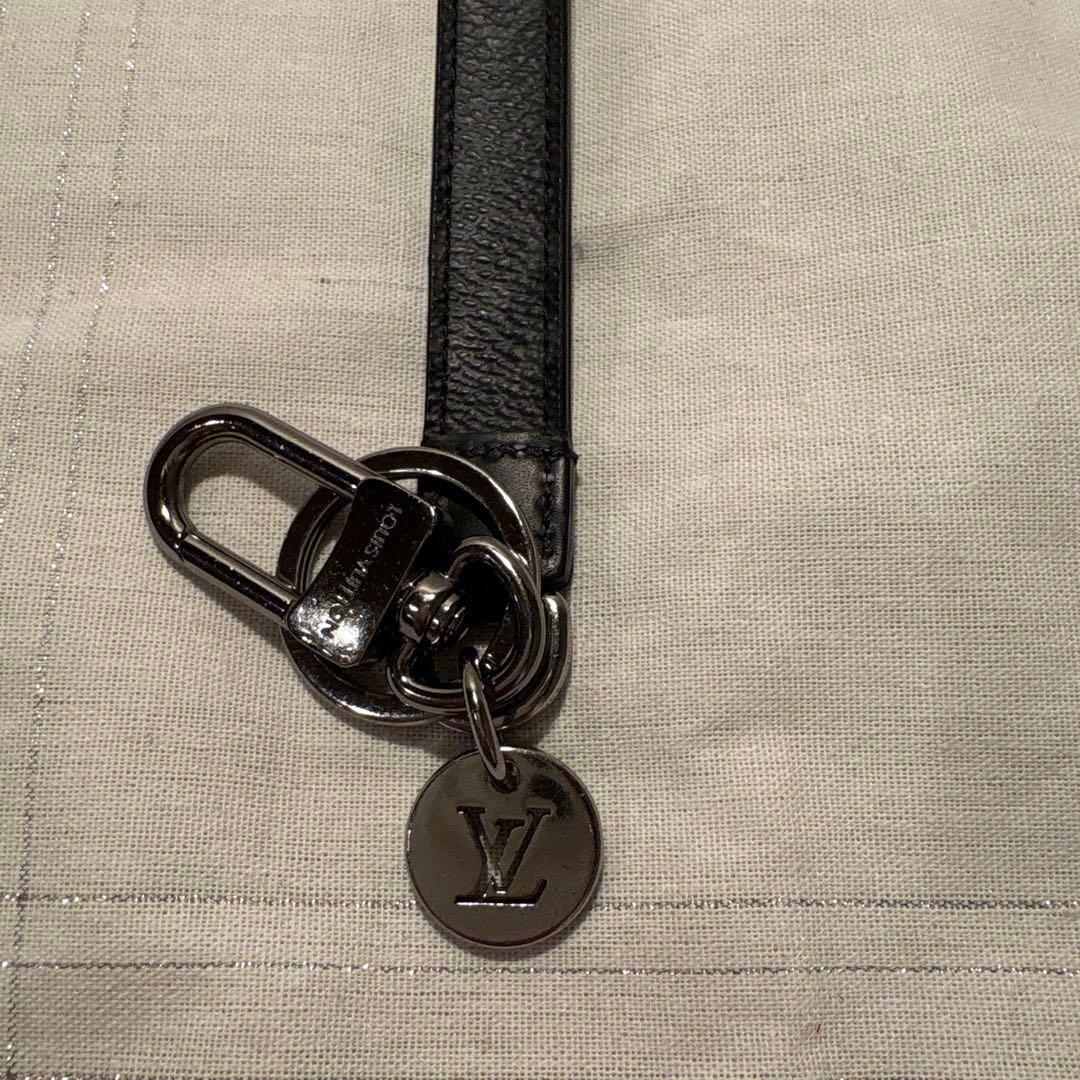 【美品】LOUIS VUITTON ヴィトン　ブラック キーホルダー・キーリング