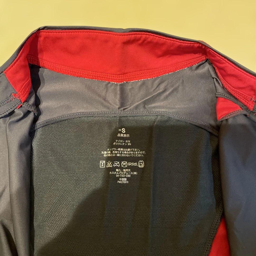 SKINS 半袖サイクルジャージ上下セット S グレー/レッド