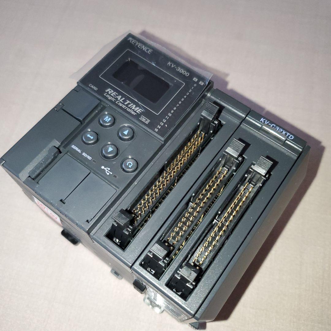 #KEYENCE　KV-3000+KV-C32XTD（入出力　増設）