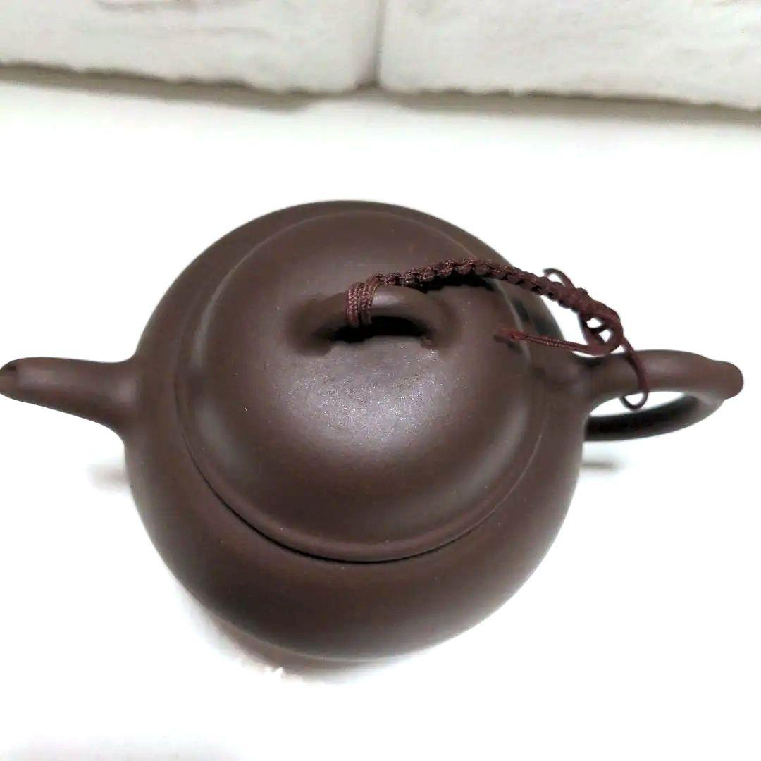 急須　中国製　陶器　未使用品　銘あり　煎茶器　茶器　茶道具