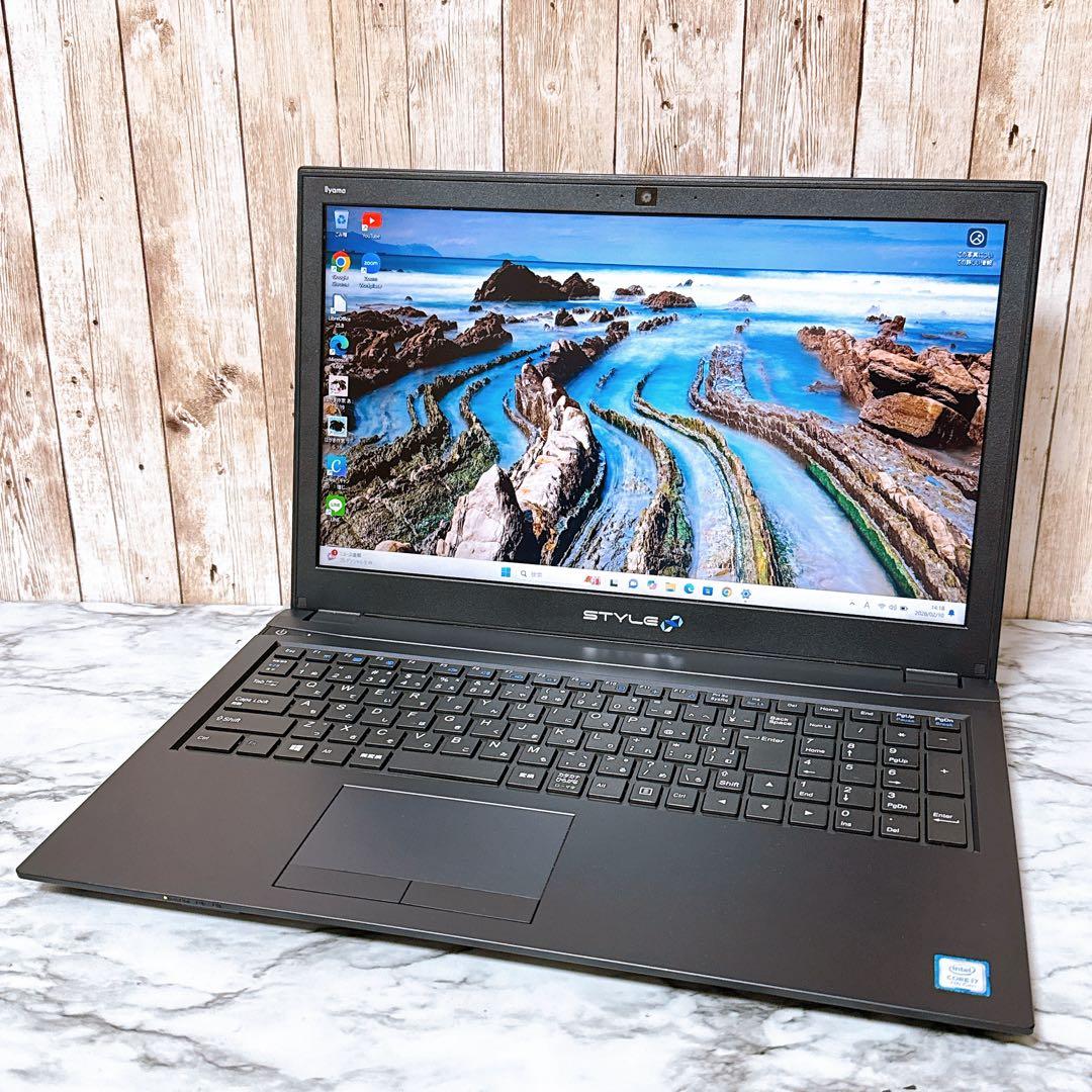 美品✨すぐ使えるパソコンPC 高性能i7/爆速SSD＆メモリ8GB✨カメラ付き