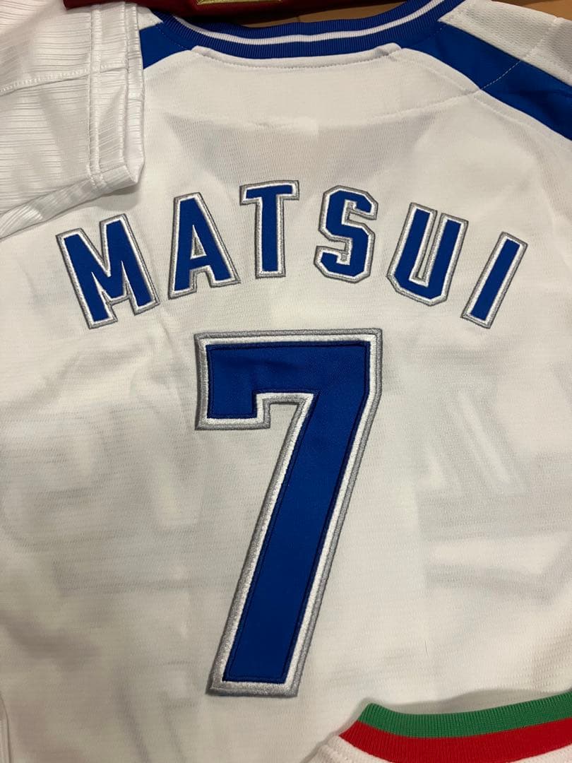 松井稼頭央　中村剛也　埼玉西武ライオンズ　実使用　楽天イーグルス　ユニフォーム