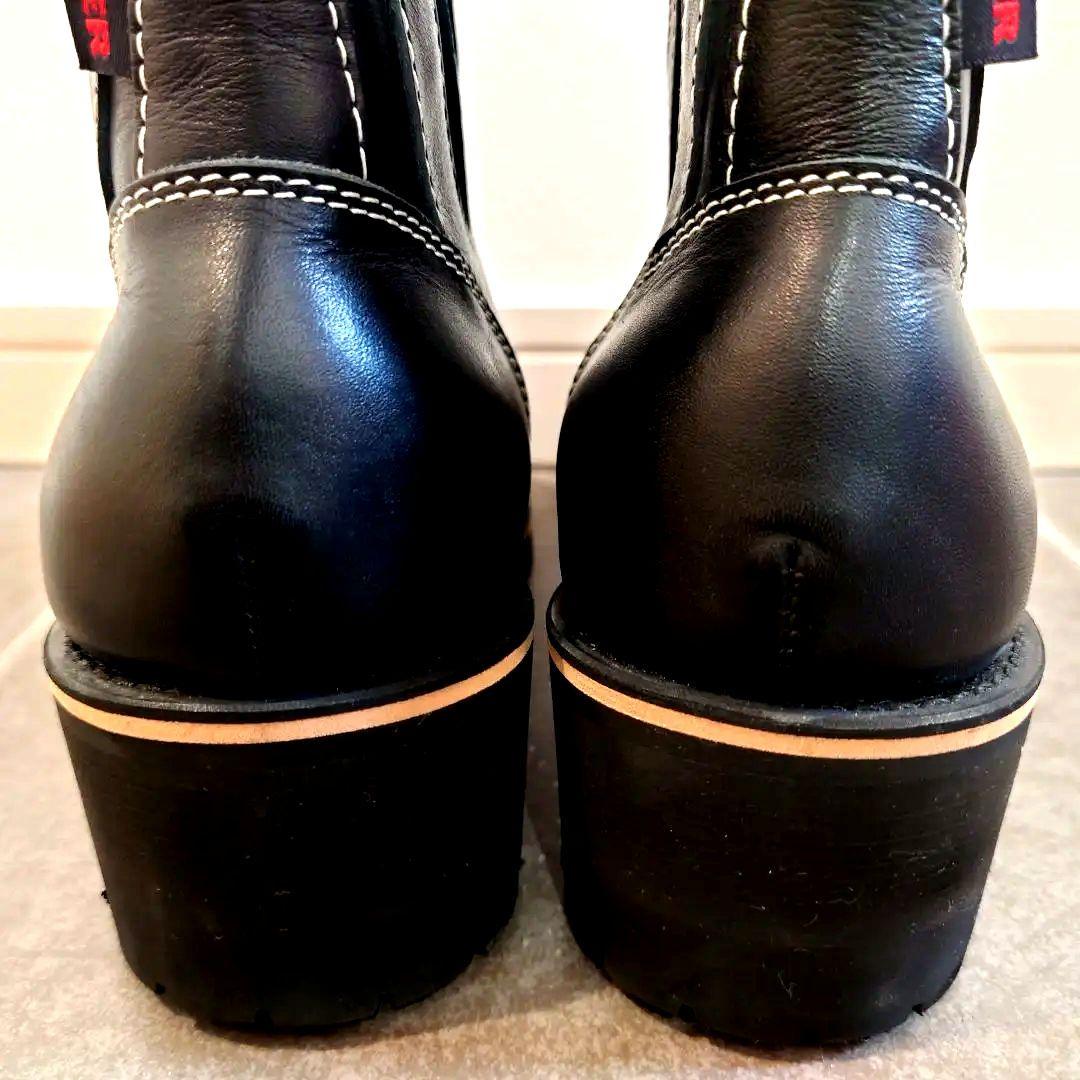 タ*カ様 試履 DEGNER BOM-1A サイドゴアレザーブーツ バイカーブー