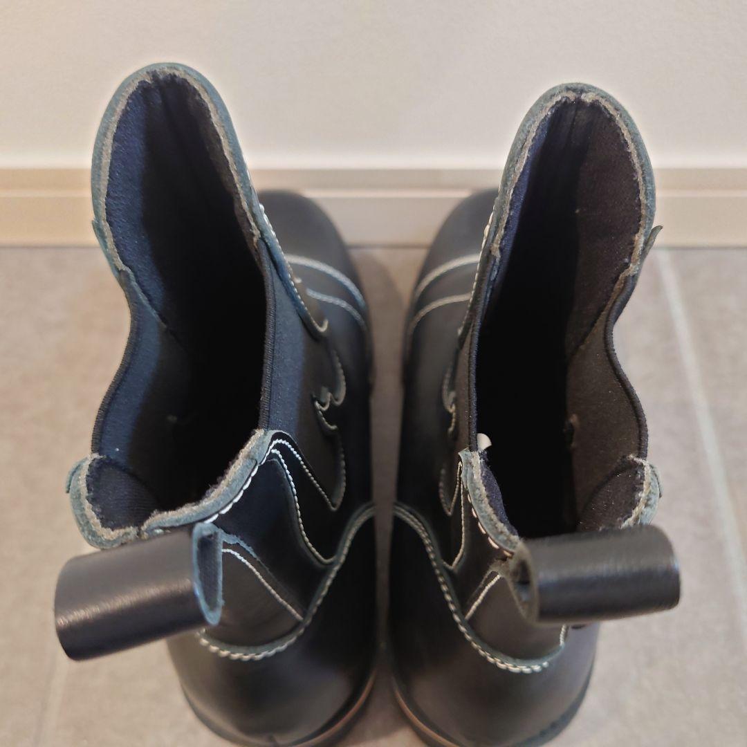 タ*カ様 試履 DEGNER BOM-1A サイドゴアレザーブーツ バイカーブー