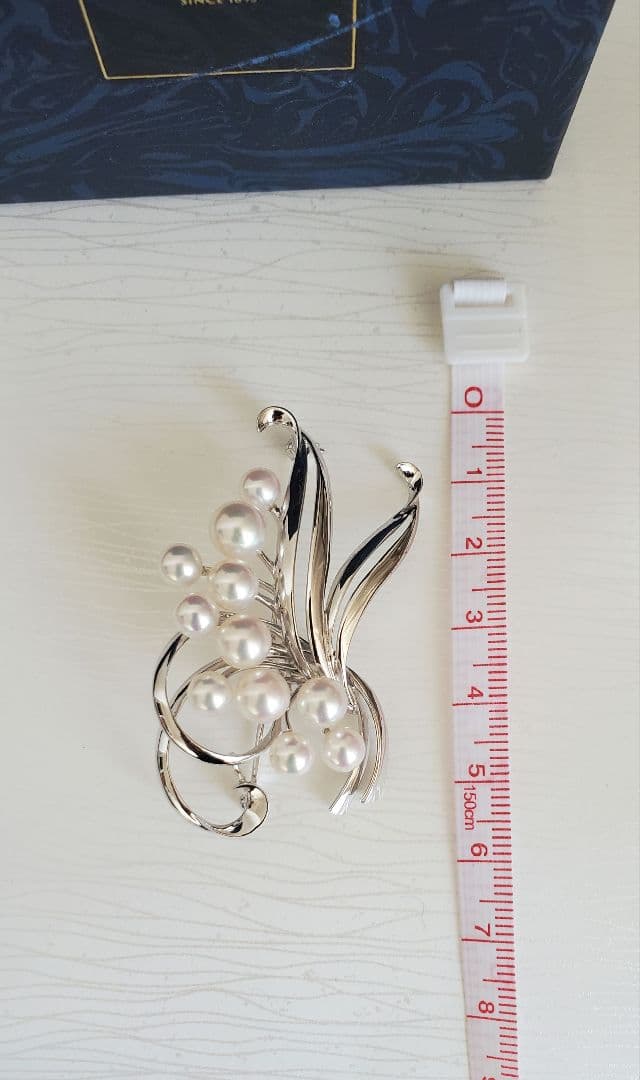 MIKIMOTO ミキモト　真珠　パール　ブローチ 11珠