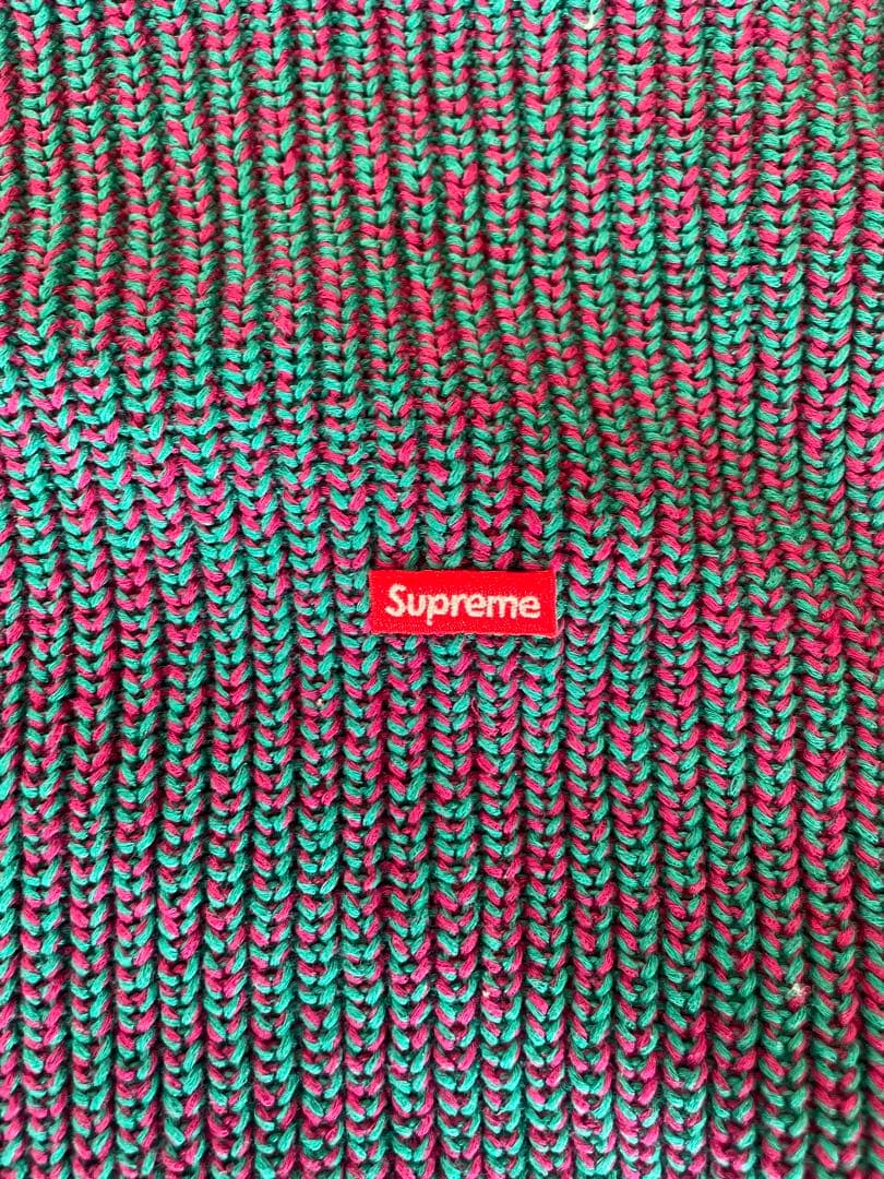 Supreme XL ニットセーター 緑・ピンク