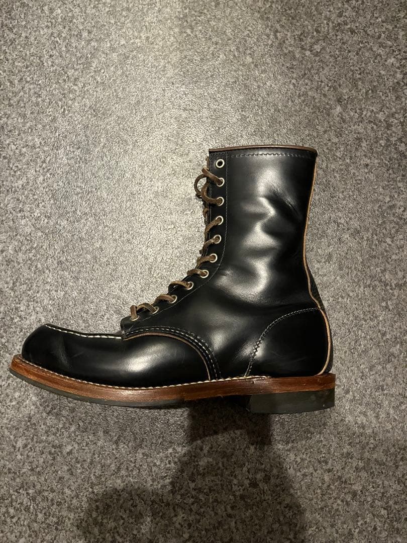 9E 110周年限定 レッドウィング 2015 ハンツマン 編み上げブーツ　茶芯