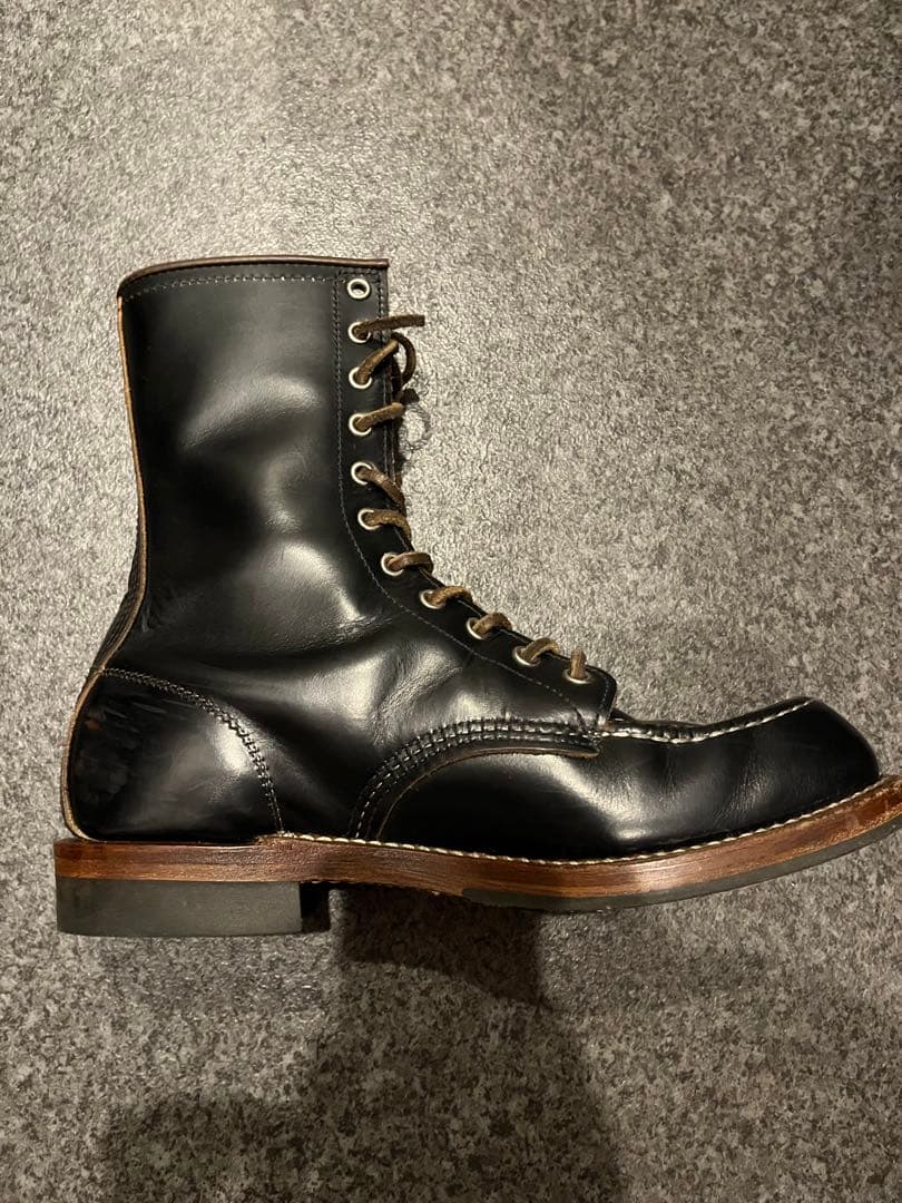 9E 110周年限定 レッドウィング 2015 ハンツマン 編み上げブーツ　茶芯