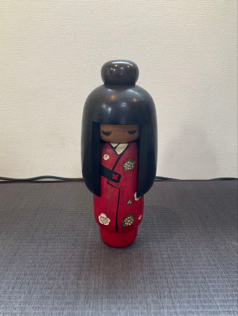 【レトロ】布袋様の一刀彫、こけし　14体【体長　約15㎝〜45㎝】