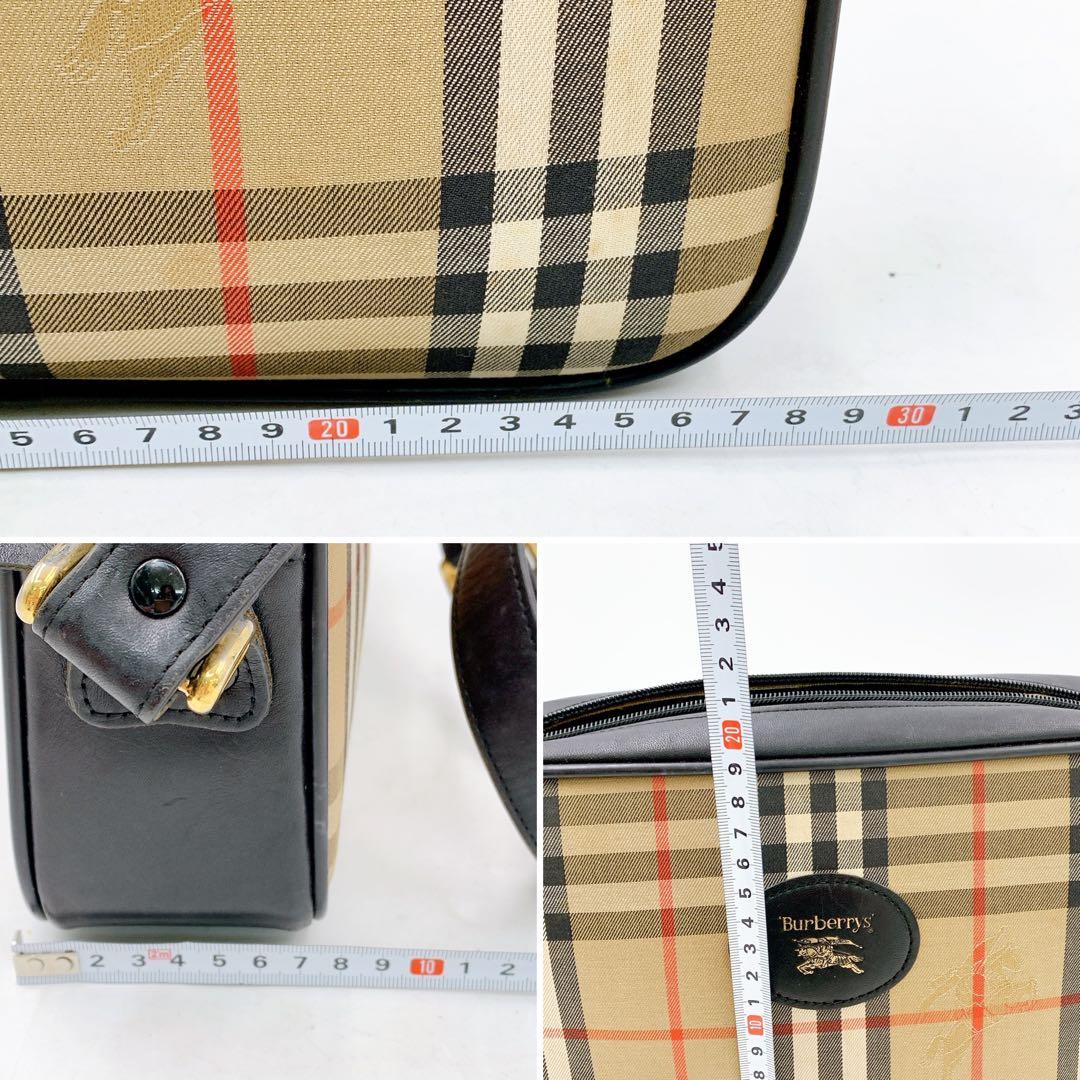9A41 希少 BURBERRY バーバリー ショルダーバッグ ノバチェック