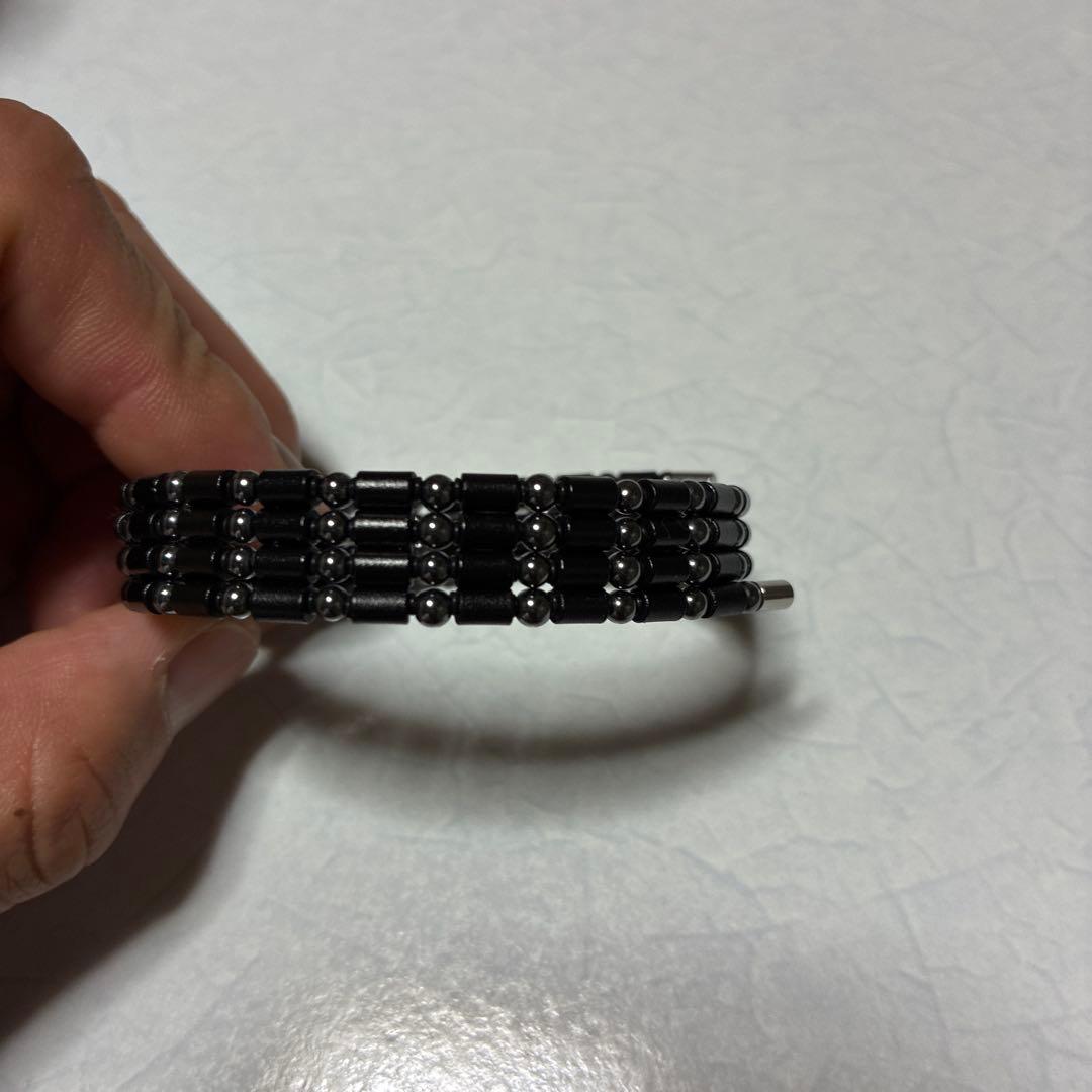 コアフォースループ　ブラックCFL70 ブレスレット　ネックレス　中嶋常幸プロ