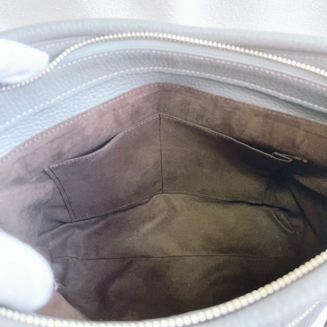 未使用級 希少JRA エレファント ハンド ショルダーバッグ 2way グレー象