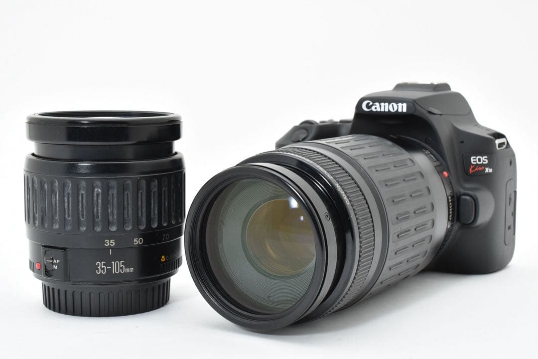 デジタル一眼レフカメラ canon kiss x10標準&望遠ダブルレンズセット