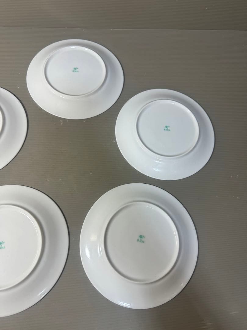 2586 香蘭社　胡蝶蘭　皿　5客　未使用