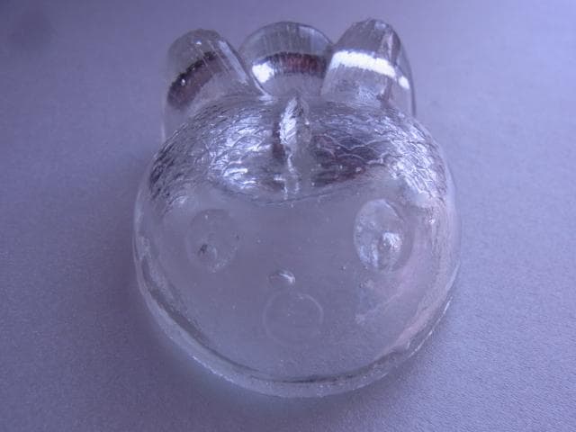 戦前　金魚型　ガラス　ぺろぺろ　とろとろ　古い菓子型　昭和初期　大正　型吹き