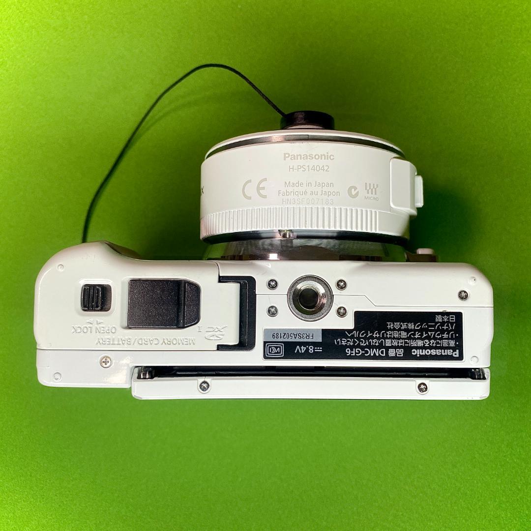 LUMIX GF6 H-PS14042 レンズキット ミラーレス一眼 ホワイト