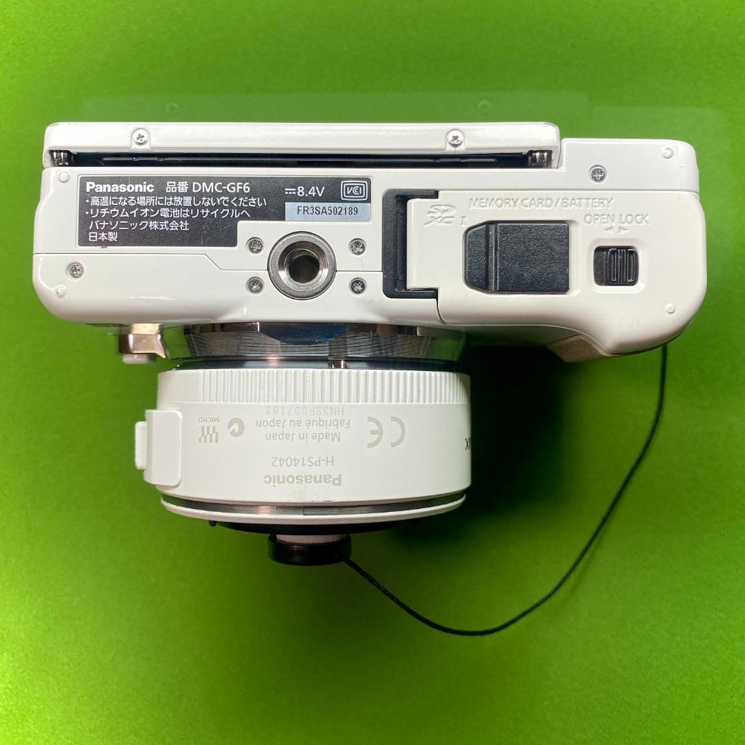 LUMIX GF6 H-PS14042 レンズキット ミラーレス一眼 ホワイト