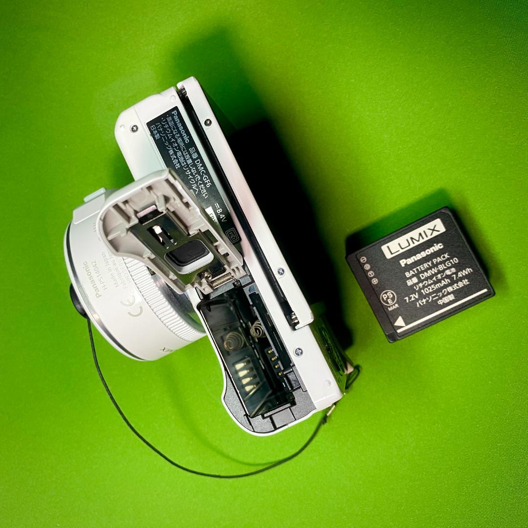 LUMIX GF6 H-PS14042 レンズキット ミラーレス一眼 ホワイト